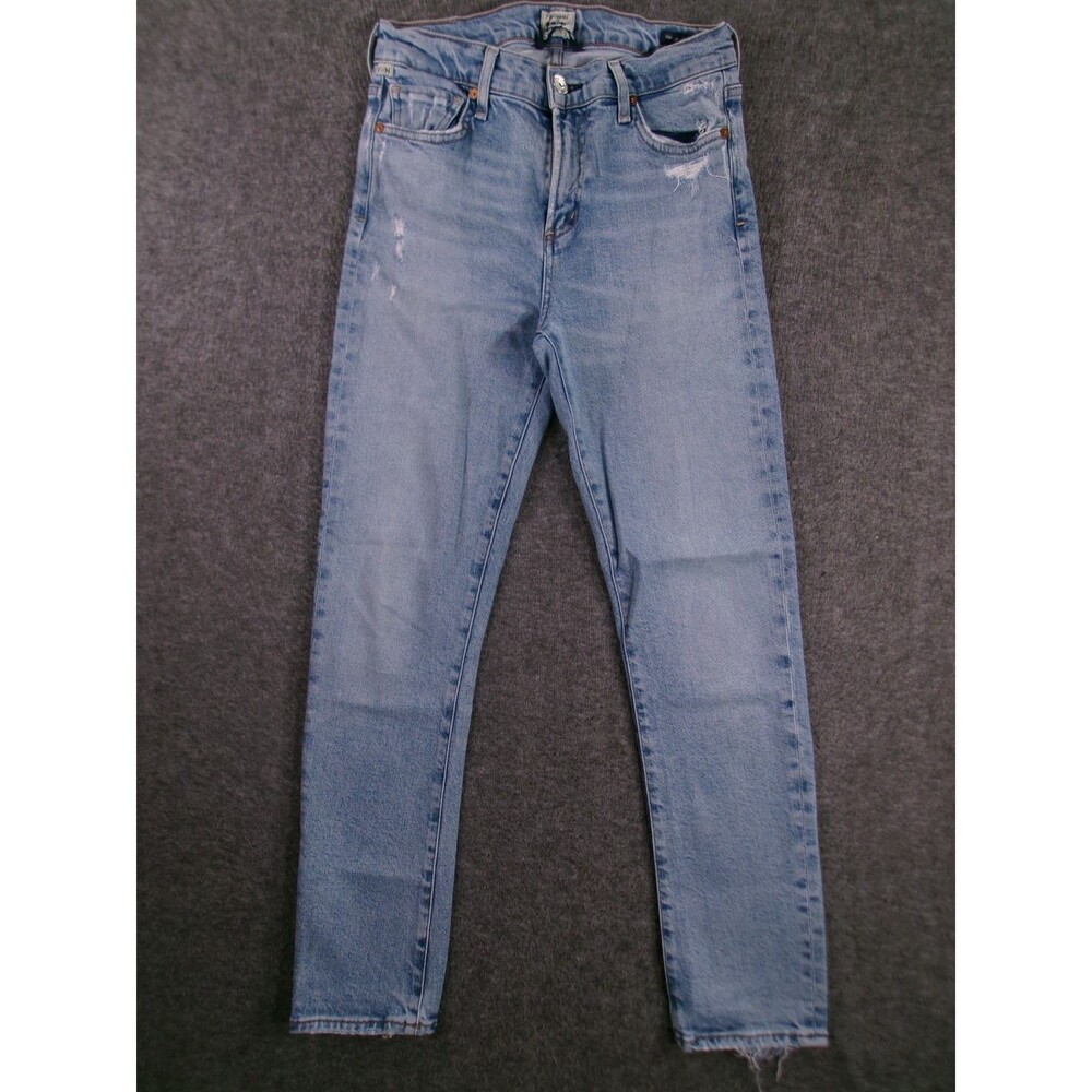 Citizens of Humanity Harlow AnkleJeans Women 25 Blue Mid Rise Slim Light Wash